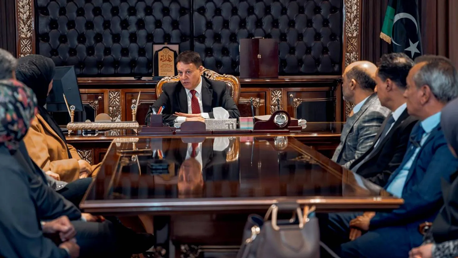 اجتماع المجلس الأعلى للقضاء في بنغازي مارس الماضي (صفحة المجلس)