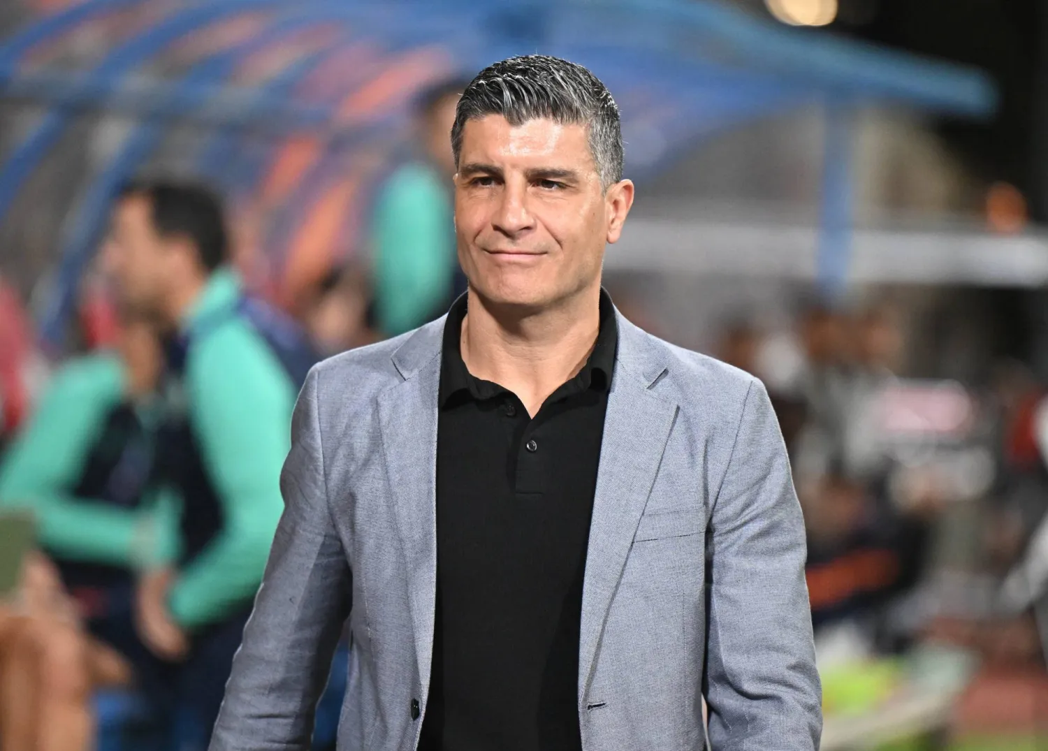 بيدرو إيمانويل مدرب الفيحاء (تصوير: بشير صالح)