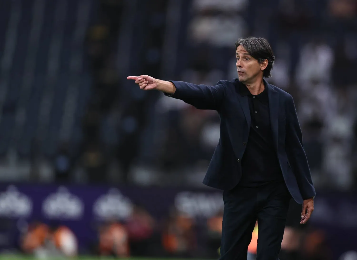 سيموني إنزاغي مدرب الهلال (تصوير: سعد العنزي)