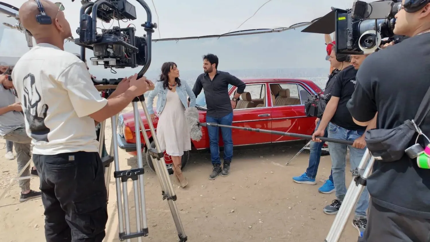 من كواليس تصوير الفيلم (حساب المخرج على «فيسبوك»)