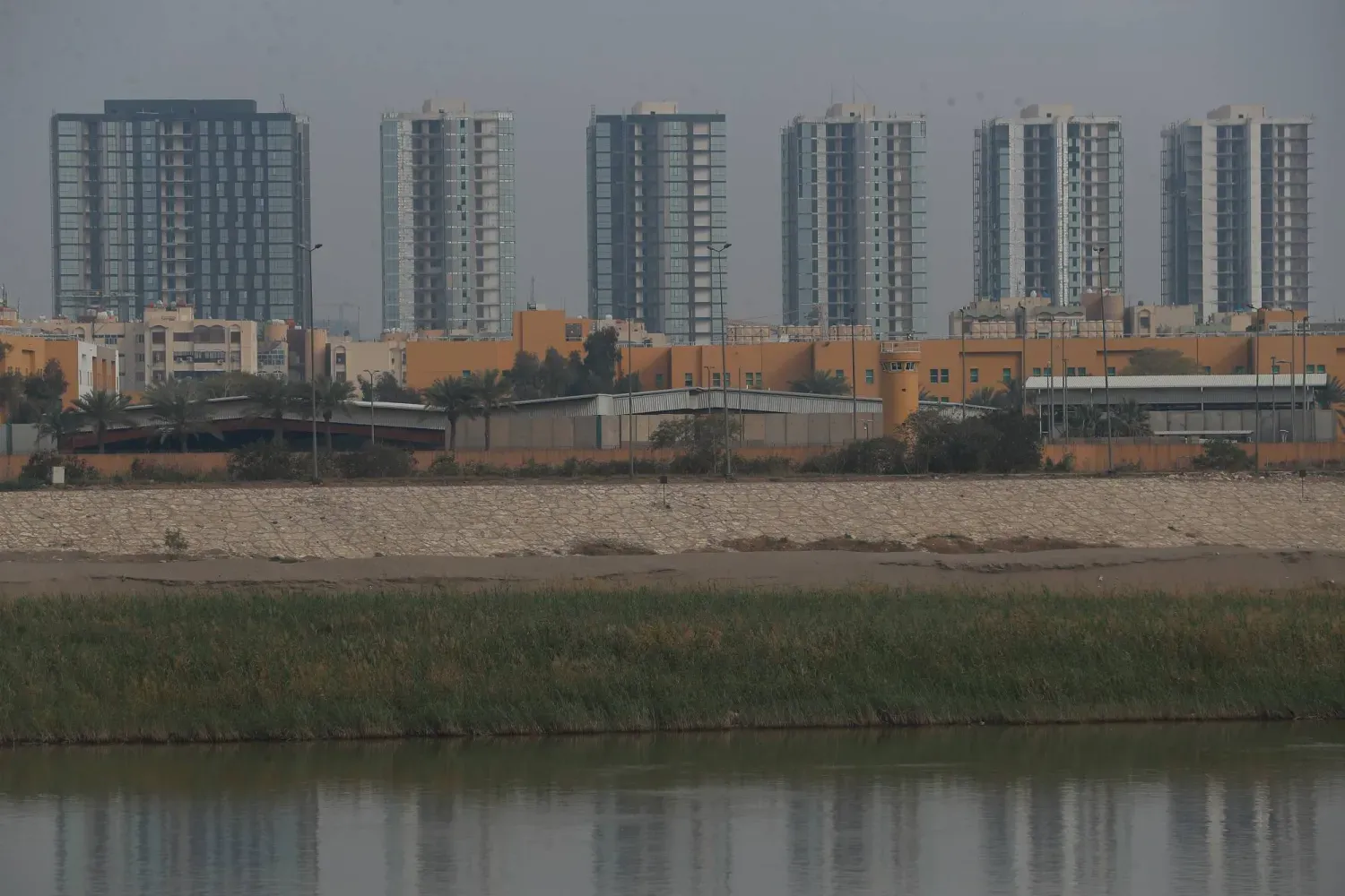 Bağdat'taki ABD Büyükelçiliği "Yeşil Bölge" (DPA)