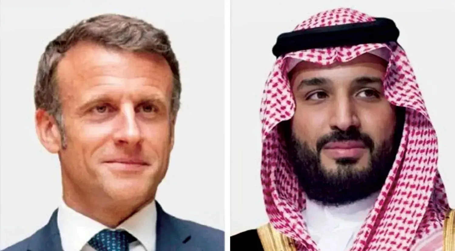 Suudi Arabistan Veliaht Prensi Muhammed bin Selman ve Fransa Cumhurbaşkanı Emmanuel Macron (Suudi Arabistan Dışişleri Bakanlığı)