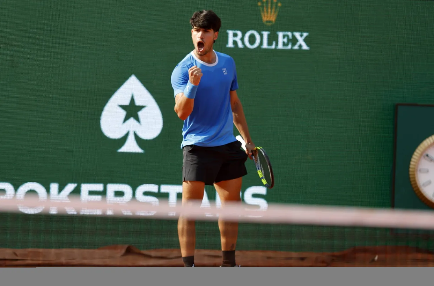 الإسباني كارلوس ألكاراس إلى نهائي «مونت كارلو» (إ.ب.أ)