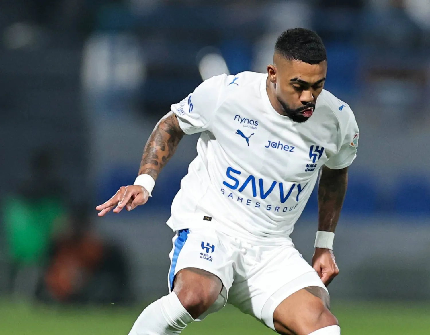 مالكوم بحاجة إلى برنامج علاجي وتأهيلي خلال الفترة المقبلة (تصوير: سعد العنزي)