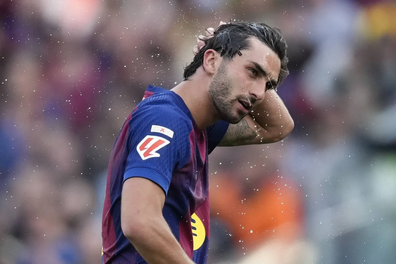 فيران توريس مهاجم برشلونة (إ.ب.أ)