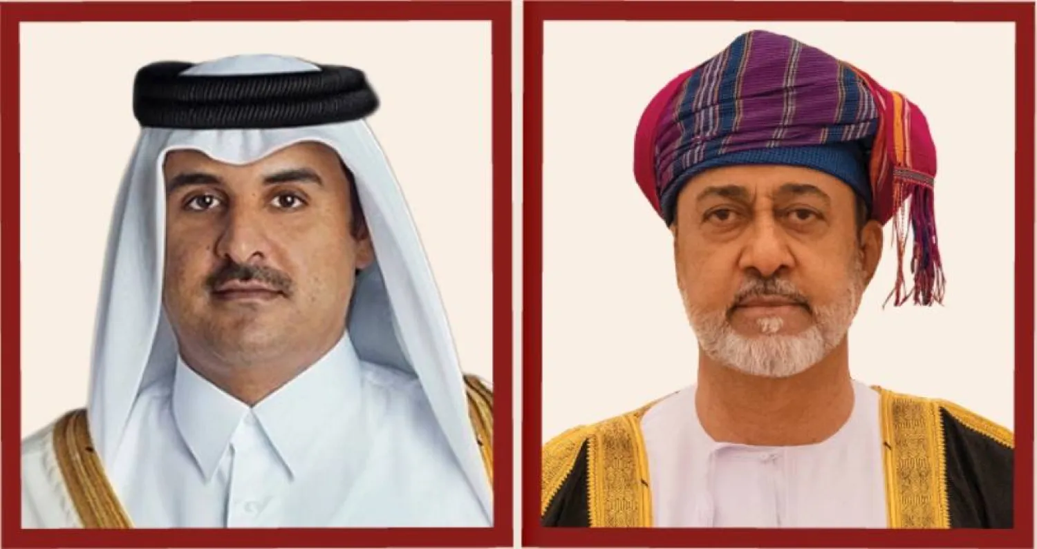 سلطان عمان وأمير قطر (وكالة الأنباء العمانية)