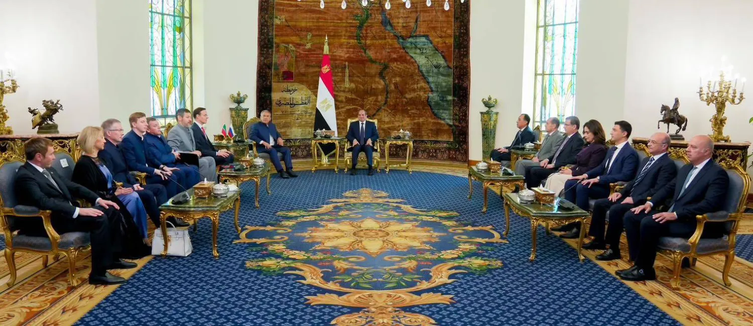 محادثات الرئيس المصري الثلاثاء مع رئيس تتارستان في القاهرة (الرئاسة المصرية)