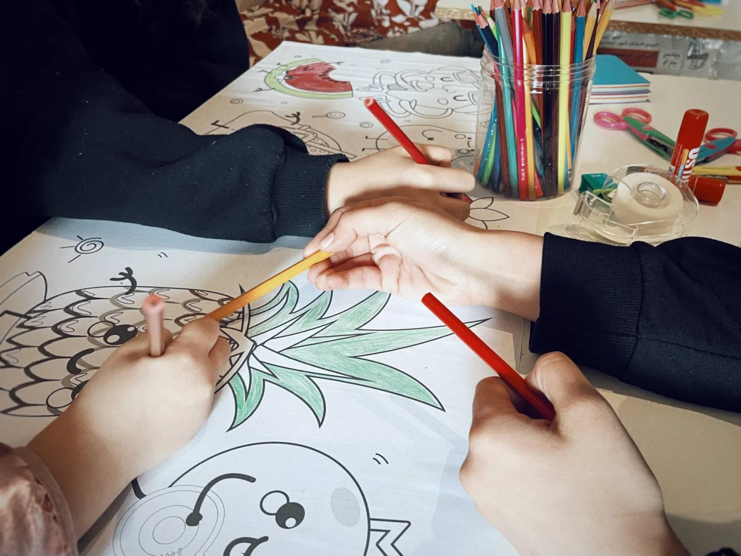 رسومات صغيرة... بعيدة عن الحرب (بيت بيروت)