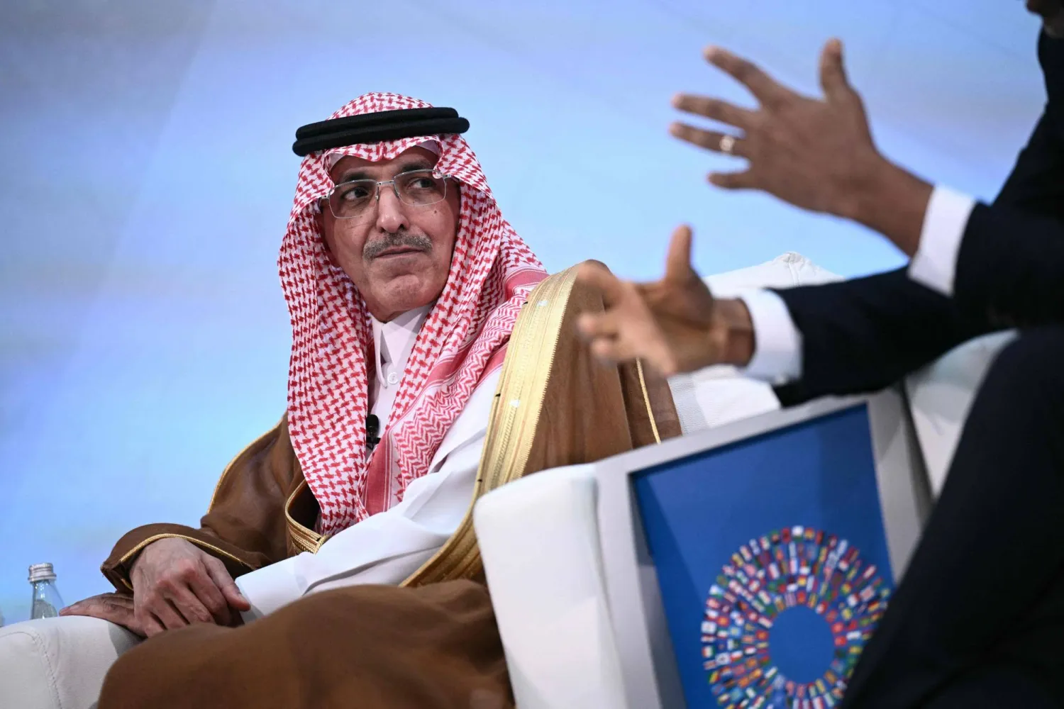 الجدعان مشاركاً في اجتماعات الخريف (أرشيفية - أ.ف.ب)