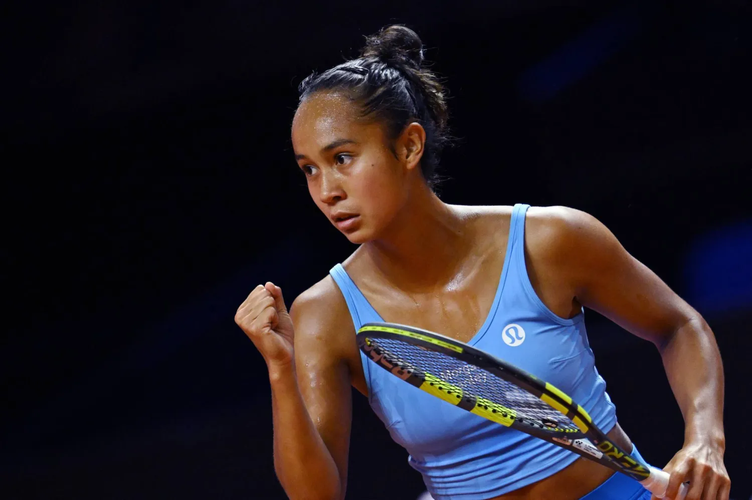 الكندية ليلى فرنانديز تتألق في شتوتغارت (أ.ب)