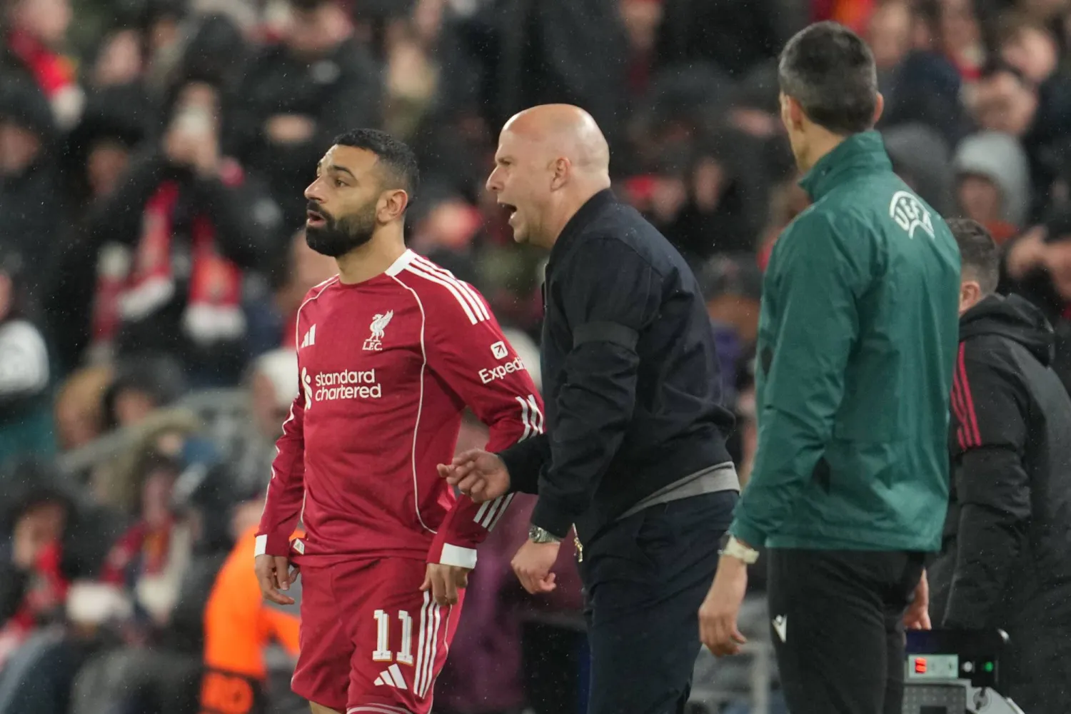 سلوت يُرجِع خروج ليفربول من دوري الأبطال إلى إهدار الفرص (أ.ب)