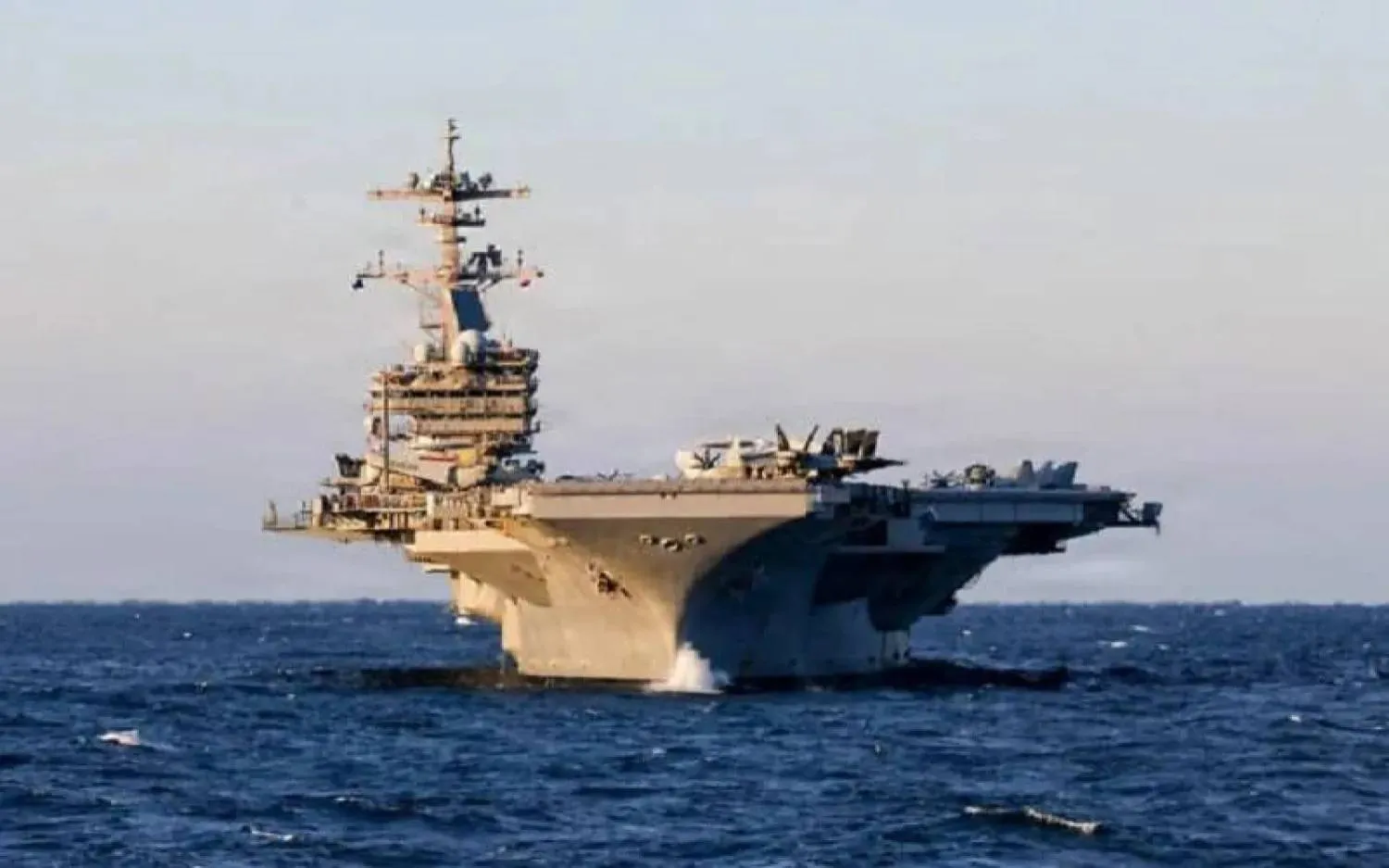 US Navy aircraft carrier USS George H.W. Bush