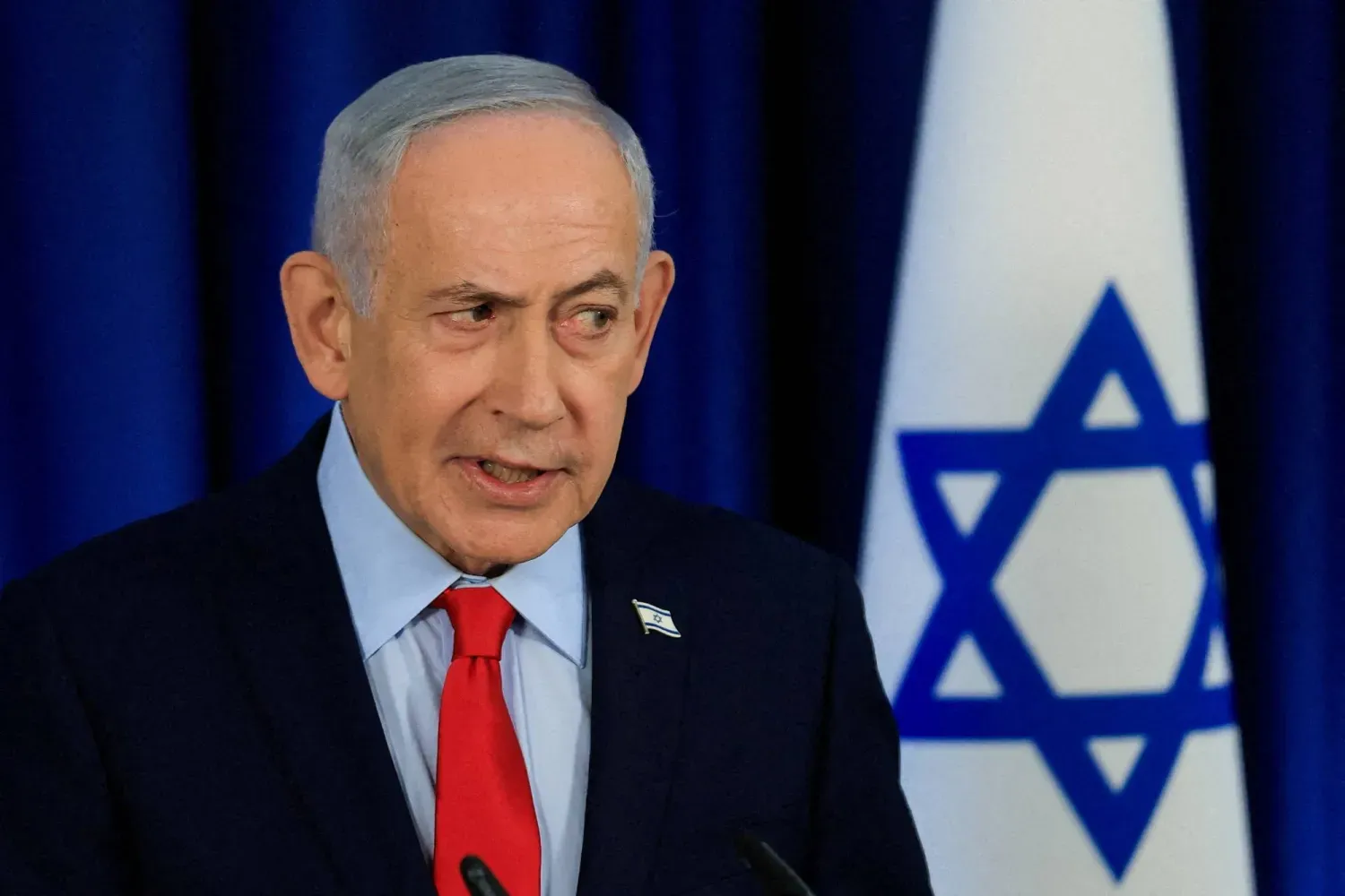İsrail Başbakanı Binyamin Netanyahu, 19 Mart 2026'da Kudüs'te düzenlediği basın toplantısında (Reuters)