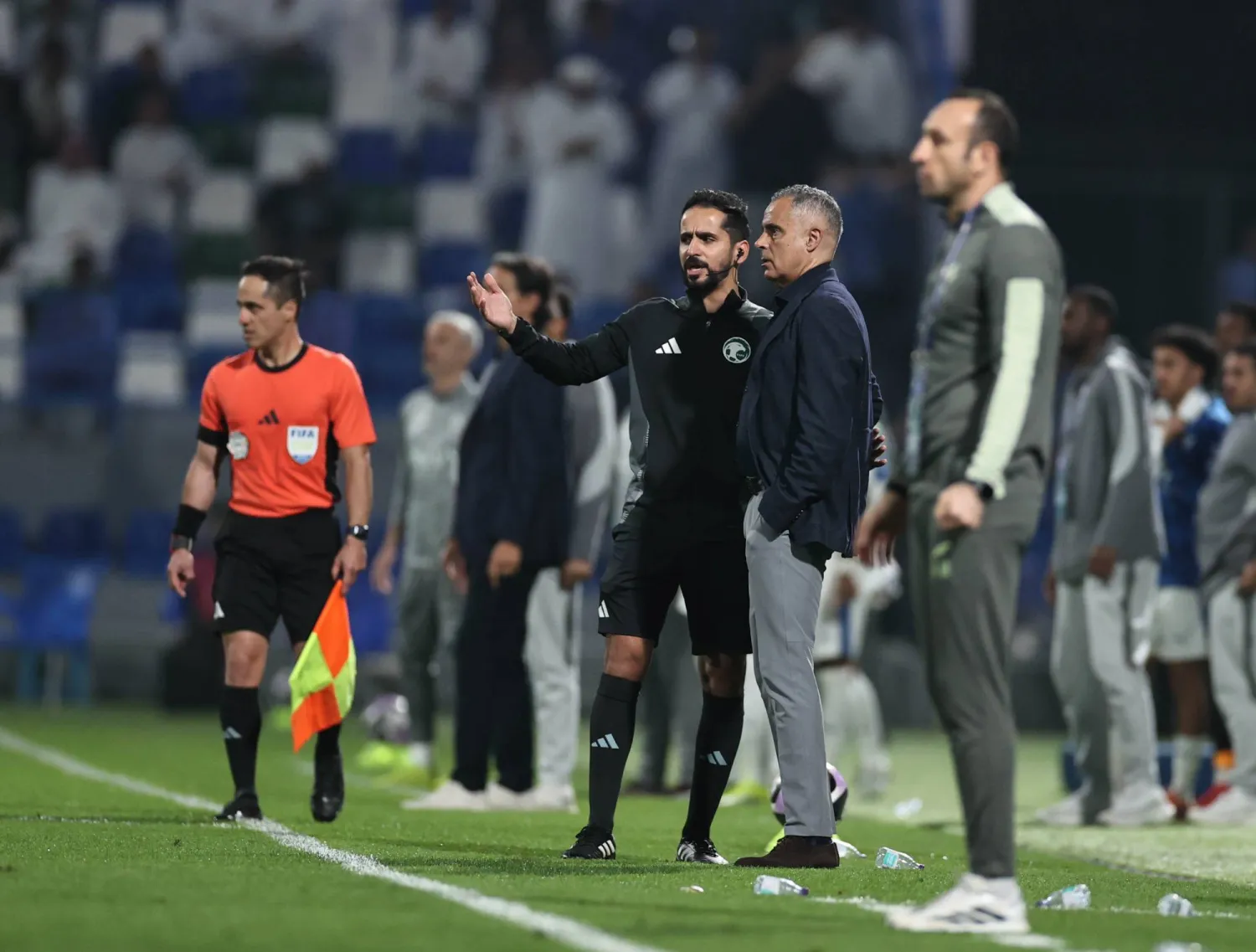 غوميز يخشى من أن تؤثر فترة التوقف سلبيا على أداء فريقه (تصوير: سعد العنزي)