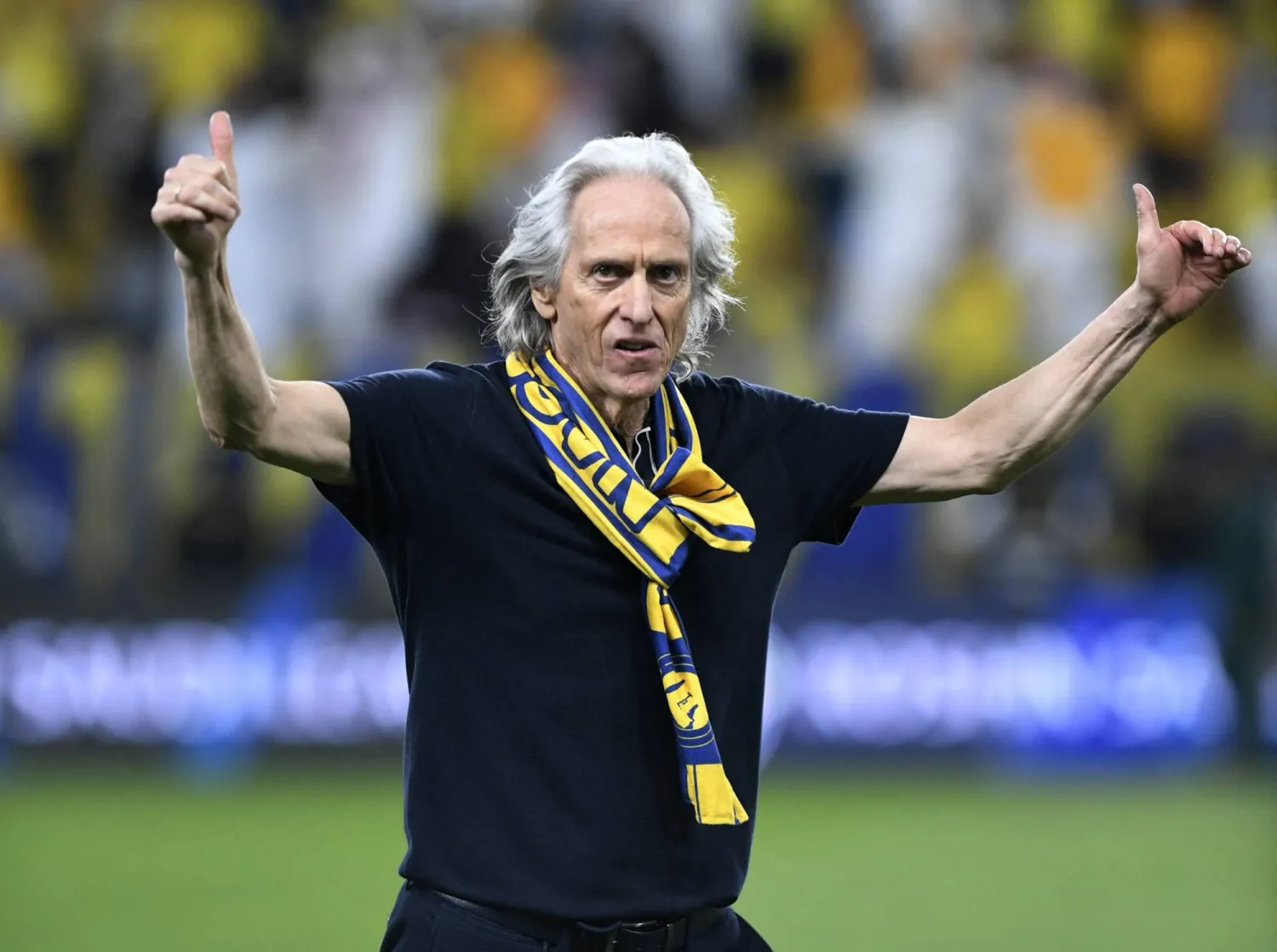 البرتغالي خورخي خيسوس مدرب فريق النصر (رويترز)