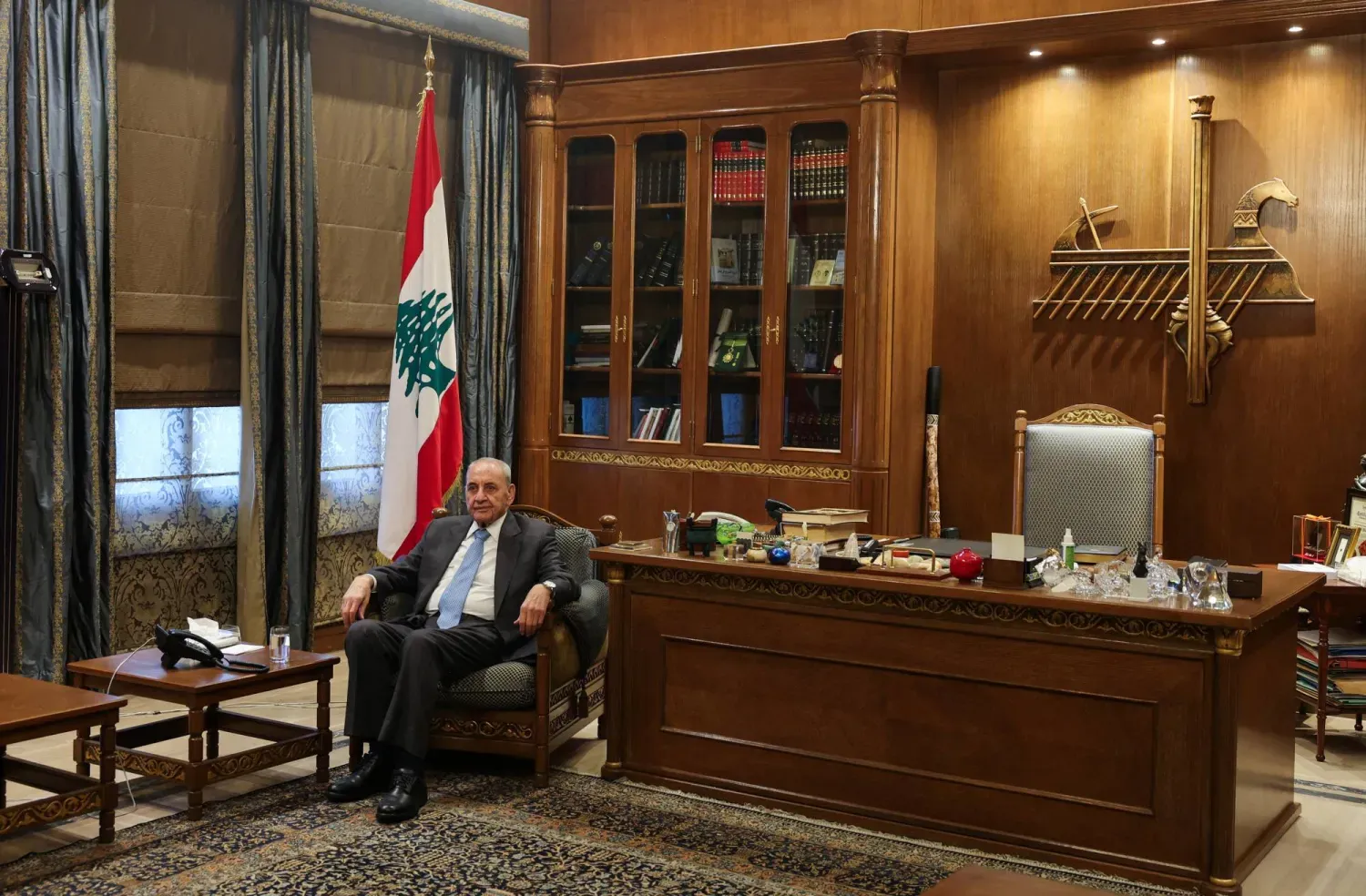 Lübnan Parlamento Başkanı Nebih Berri (Reuters)