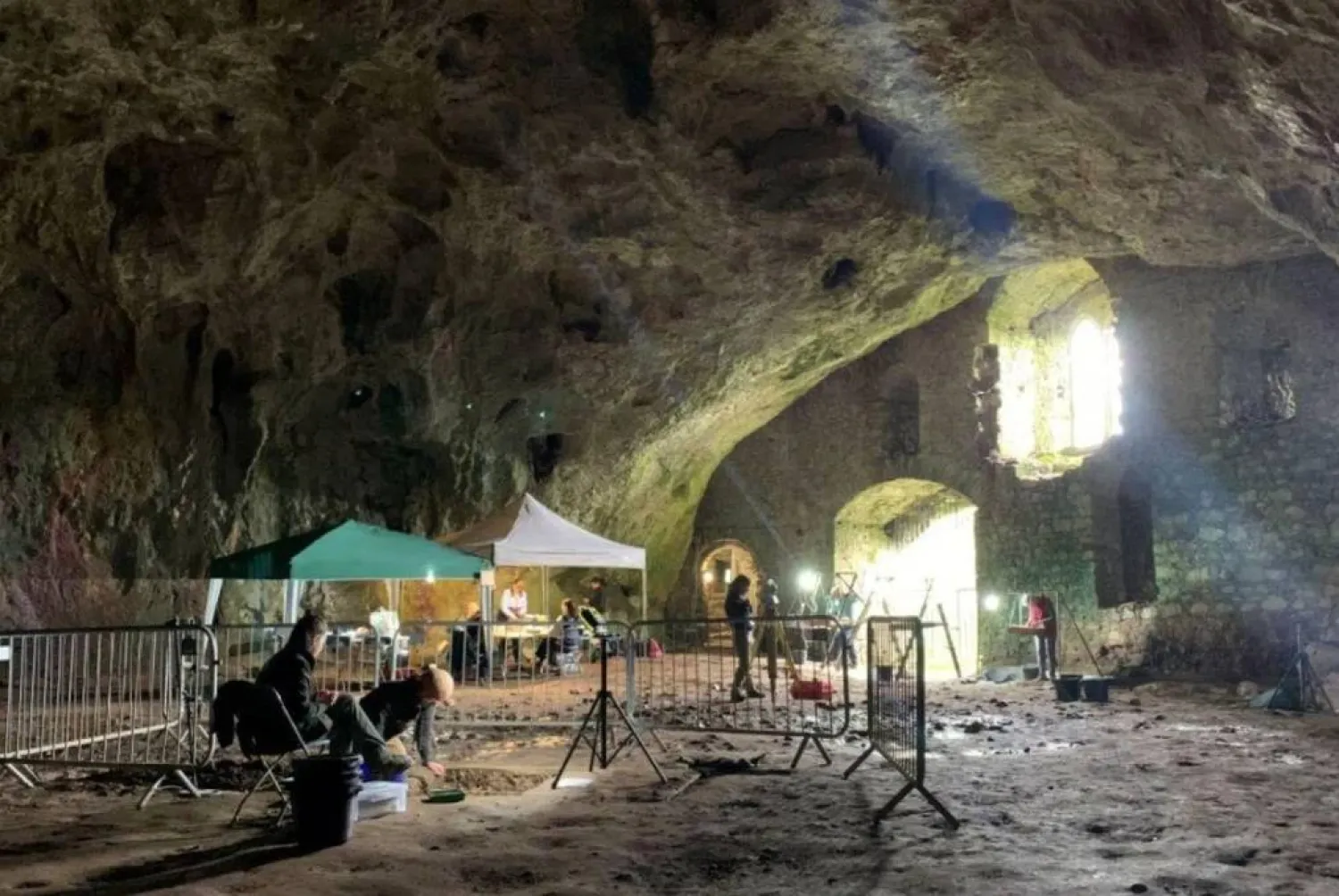 Previous small-scale excavations at Pembroke Castle have already uncovered evidence of early humans and animals. PHOTO: UNIVERSITY OF ABERDEEN