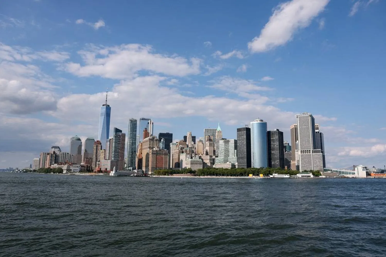 A view shows the downtown Manhattan skyline in New York City, US, July 22, 2025. (Reuters)
