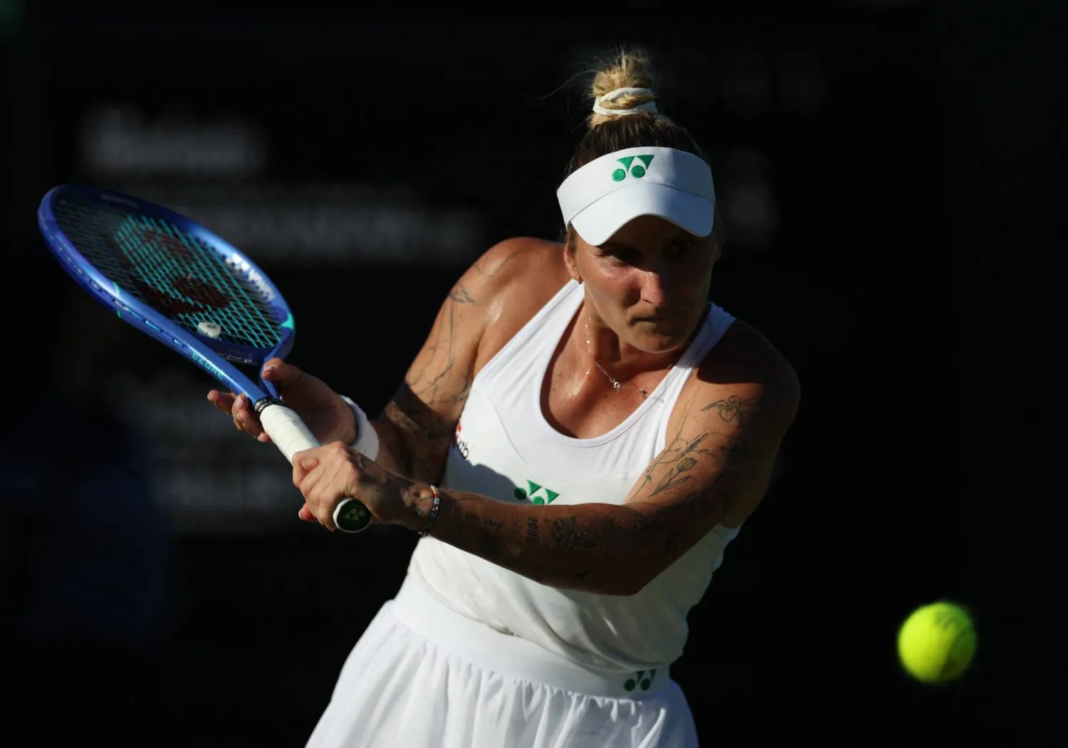 بطلة ويمبلدون السابقة ماركيتا فوندروسوفا (رويترز)