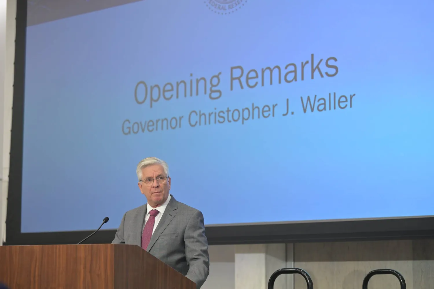 والر يتحدث في مؤتمر ابتكار المدفوعات (أرشيفية - الاحتياطي الفيدرالي)