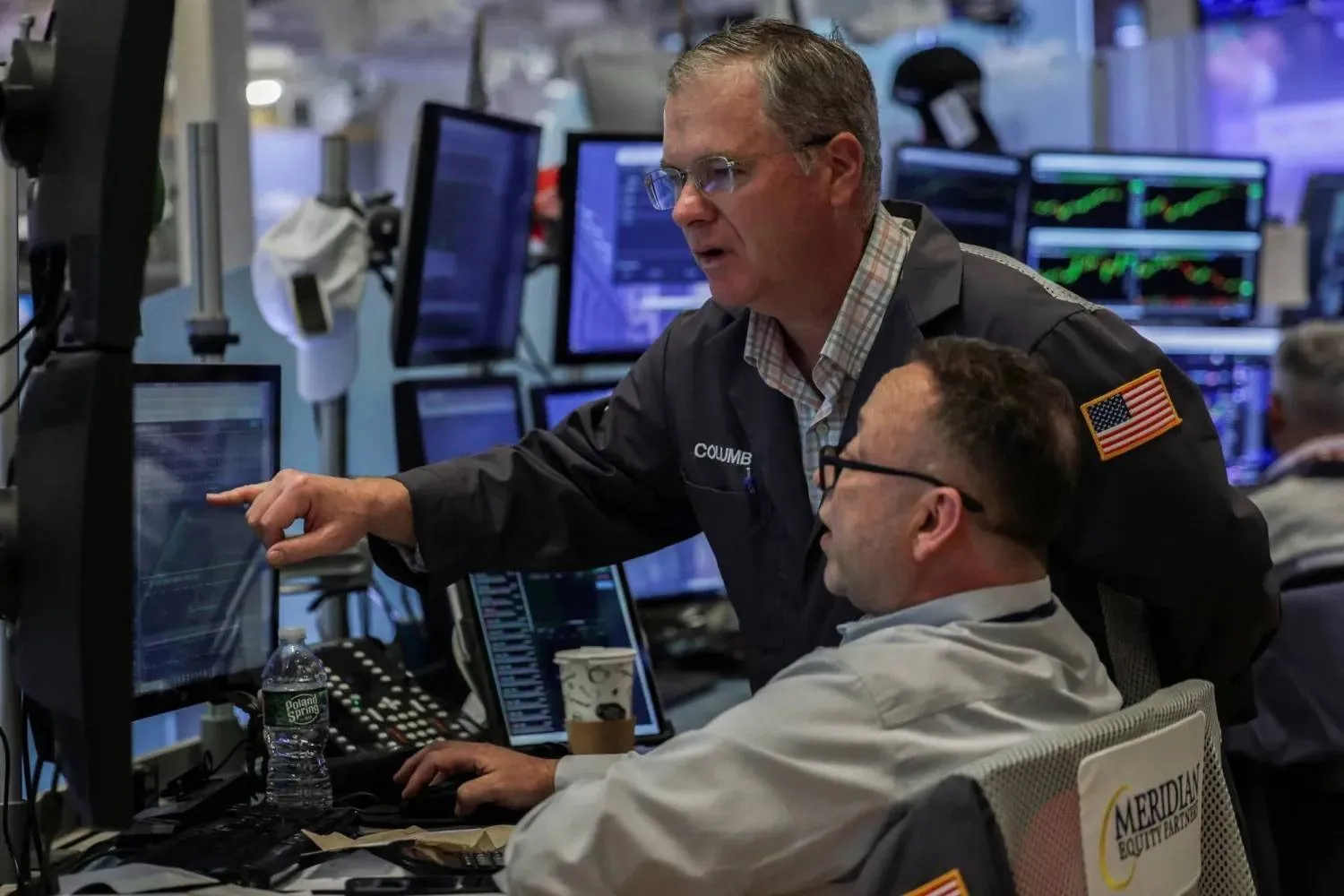 Traders at the New York Stock Exchange (Reuters)