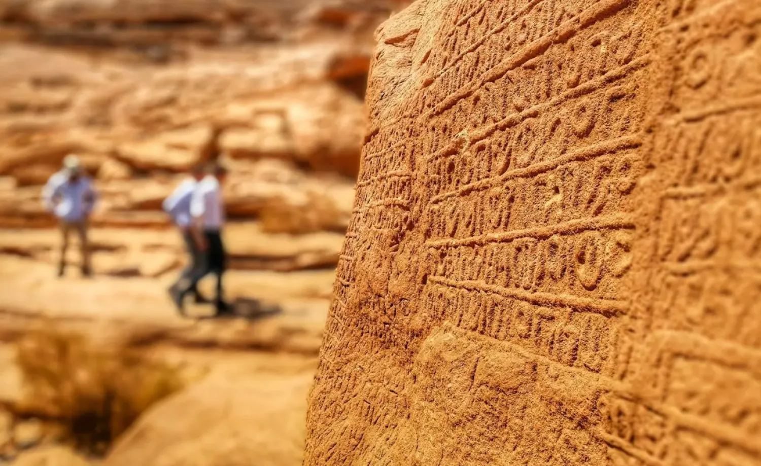 AlUla remains committed to the preservation of its archaeological sites and inscriptions through specialized restoration and rehabilitation projects - SPA