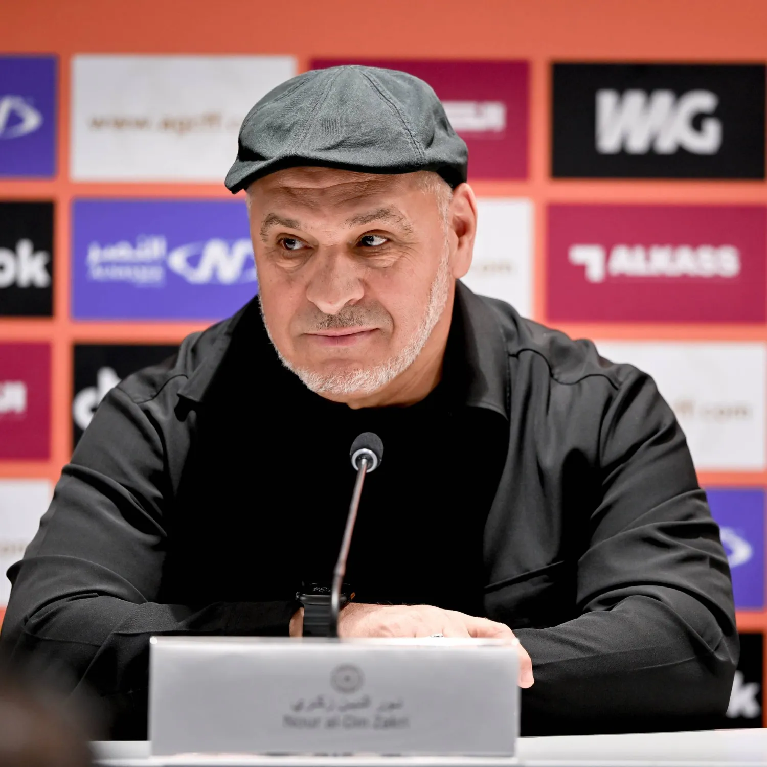 بن زكري خلال المؤتمر (نادي الشباب)