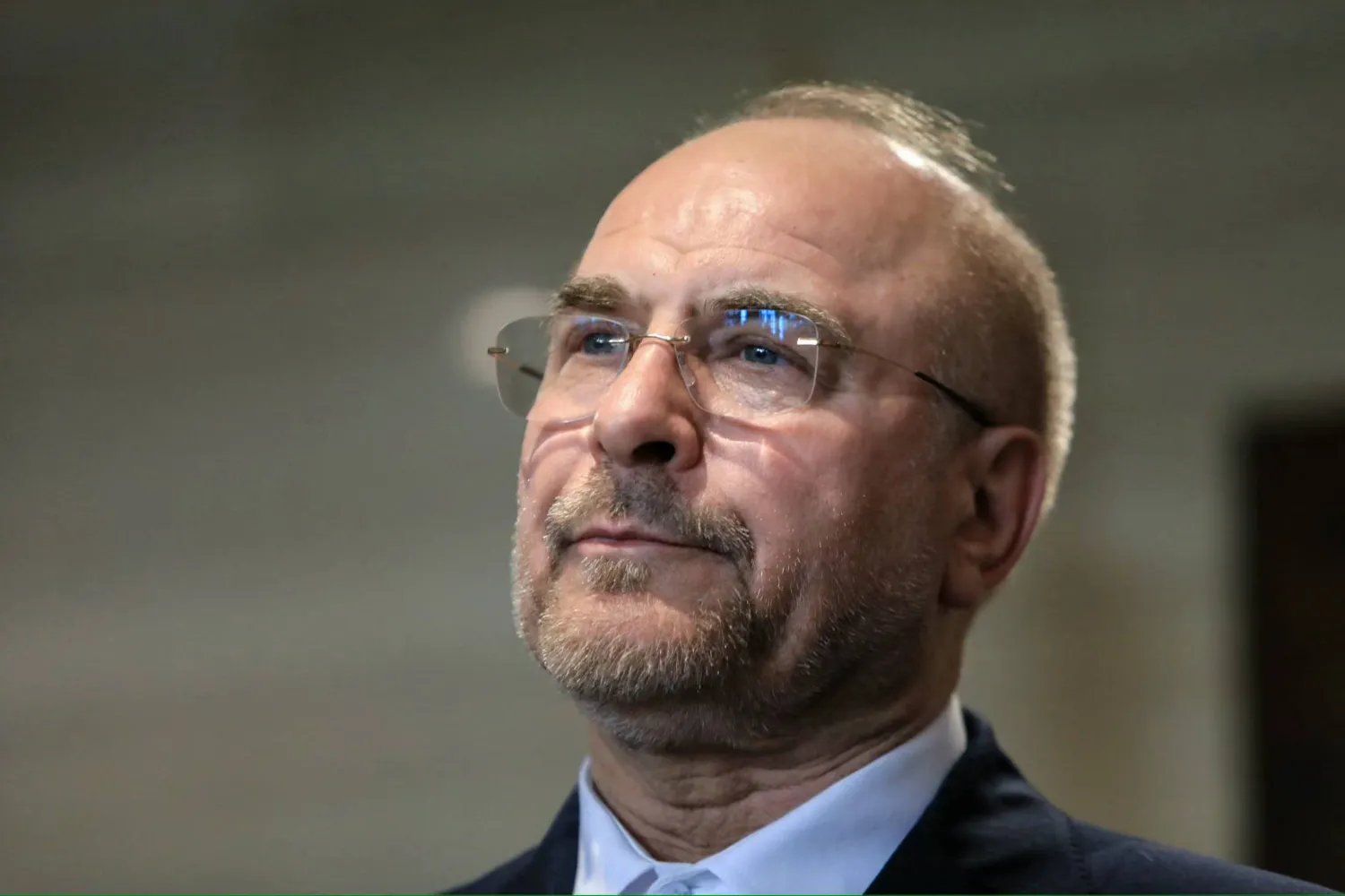 رئيس البرلمان الإيراني محمد باقر قاليباف (أ.ف.ب)