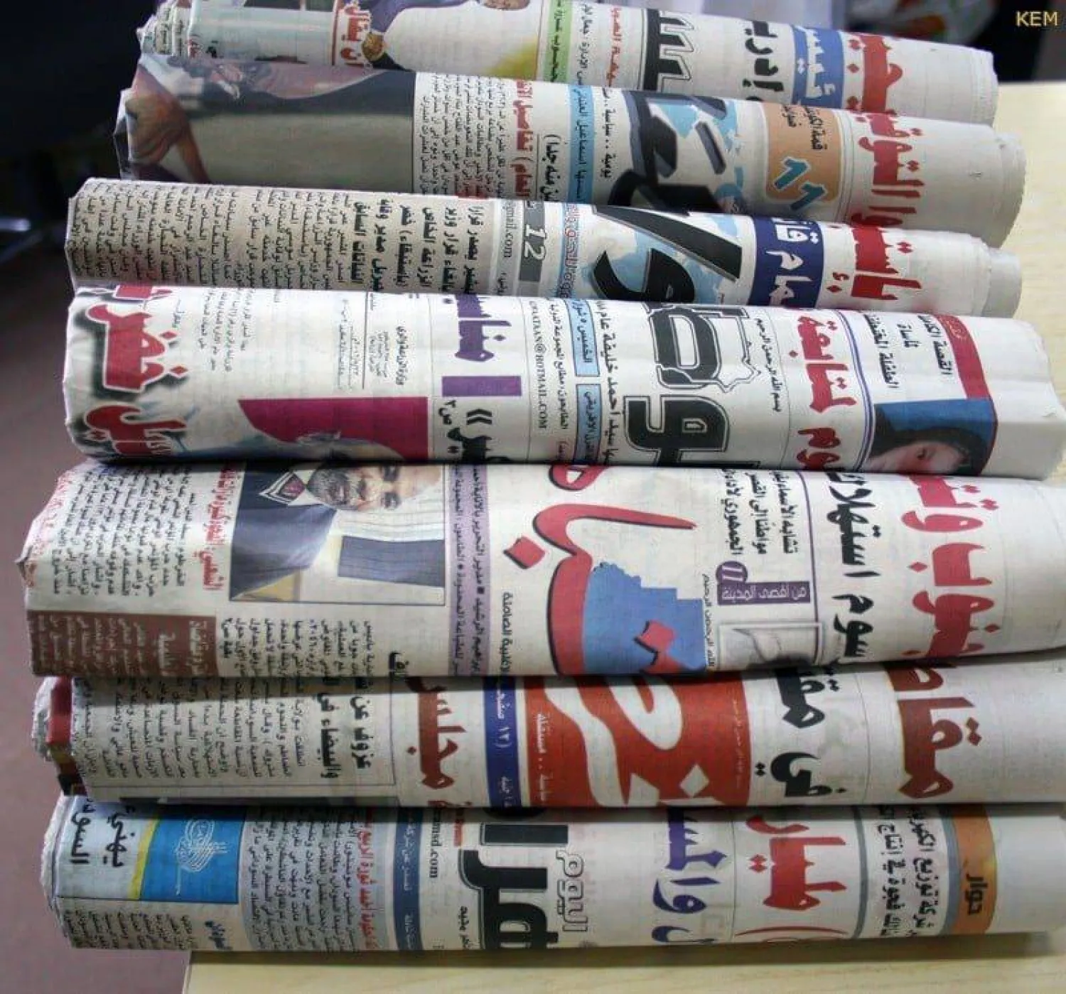 صحف ورقية كانت تصدر بالسودان قبل اندلاع الحرب (أرشيفية - وكالة السودان للأنباء)