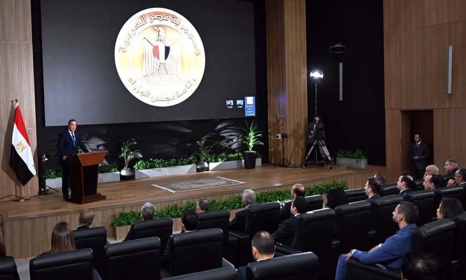 رئيس الوزراء المصري مصطفى مدبولي خلال إطلاق المشروع (مجلس الوزراء)