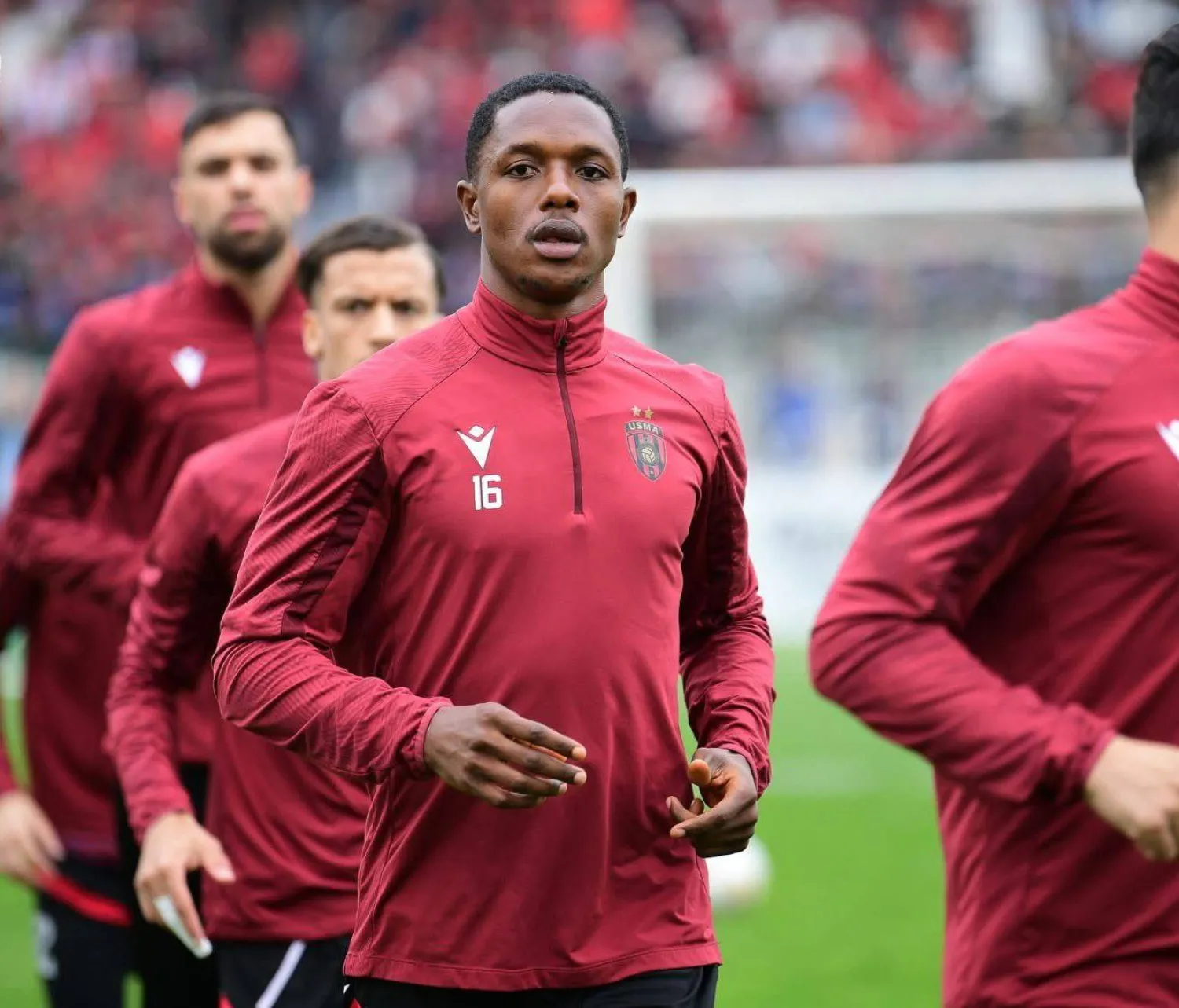 من تدريبات اتحاد العاصمة الجزائري قبل نهائي كأس الاتحاد الأفريقي (النادي)