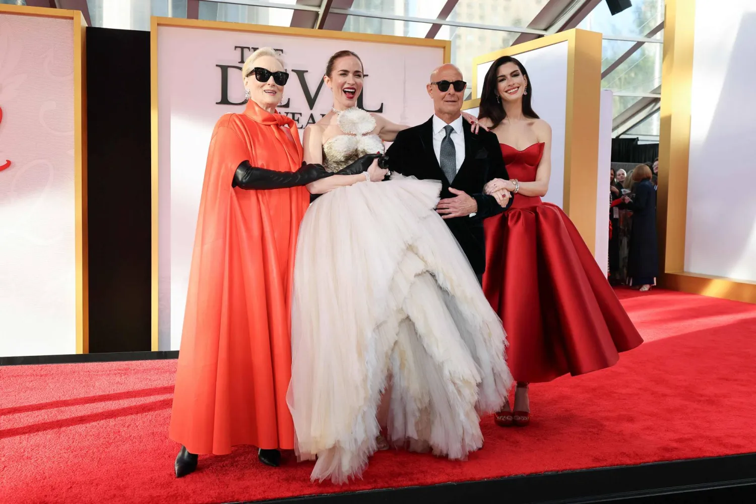 ‘The Devil Wears Prada 2’ Stars Reunite for Glamorous Premiere