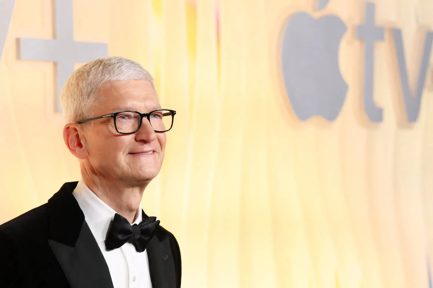 Apple CEO Tim Cook arrives for Apple TV+'s Primetime Emmy Party in West Hollywood, California, on September 14, 2025. (AFP)