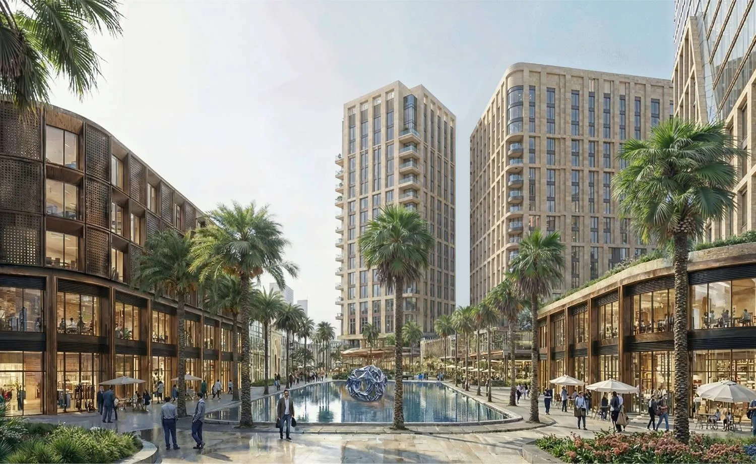 جزء من تصميم مشروع «ذا سباين» لشركة هشام طلعت مصطفى (موقع الشركة)