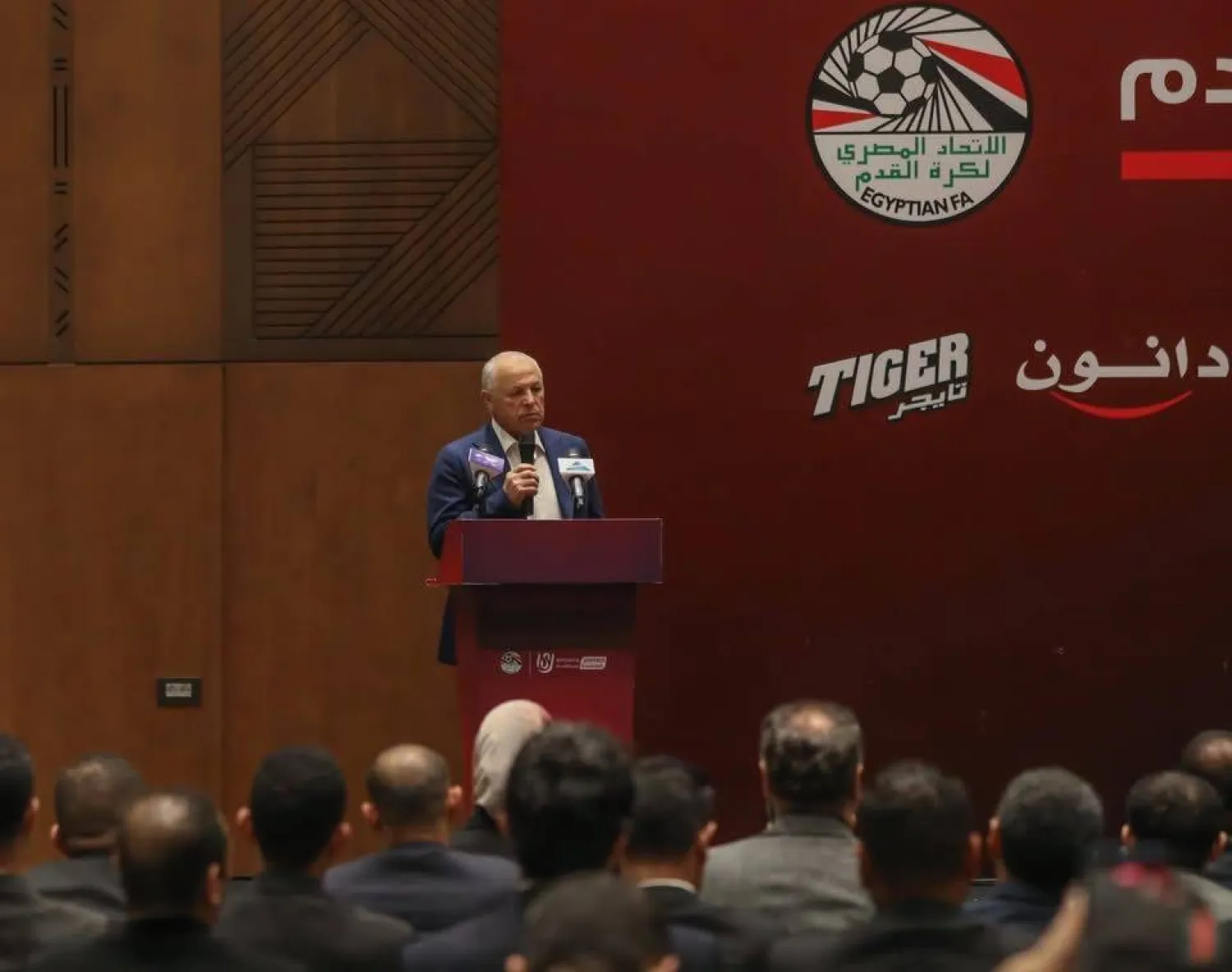 هاني أبو ريدة رئيس الاتحاد المصري لكرة القدم (الاتحاد المصري)