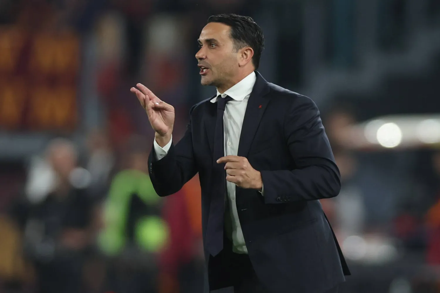 رافاييل بالادينو مدرب أتالانتا (د.ب.أ)