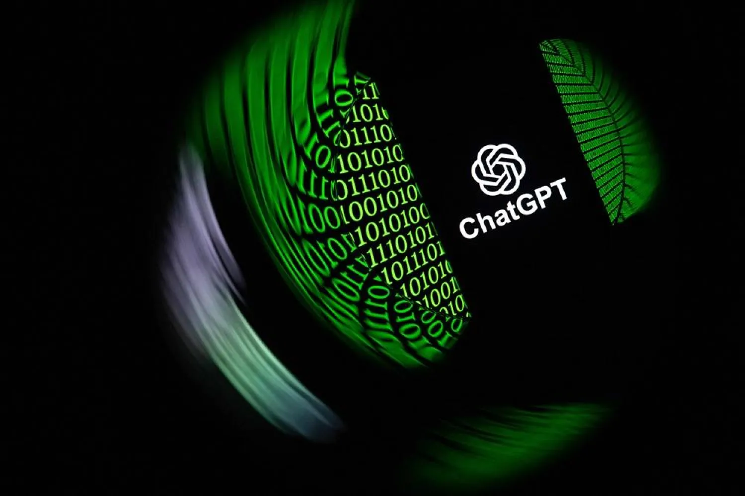 This illustration photograph taken in Mulhouse, eastern France on February 11, 2025, shows the logo of OpenAI's artificial intelligence chatbot ChatGPT. (AFP)