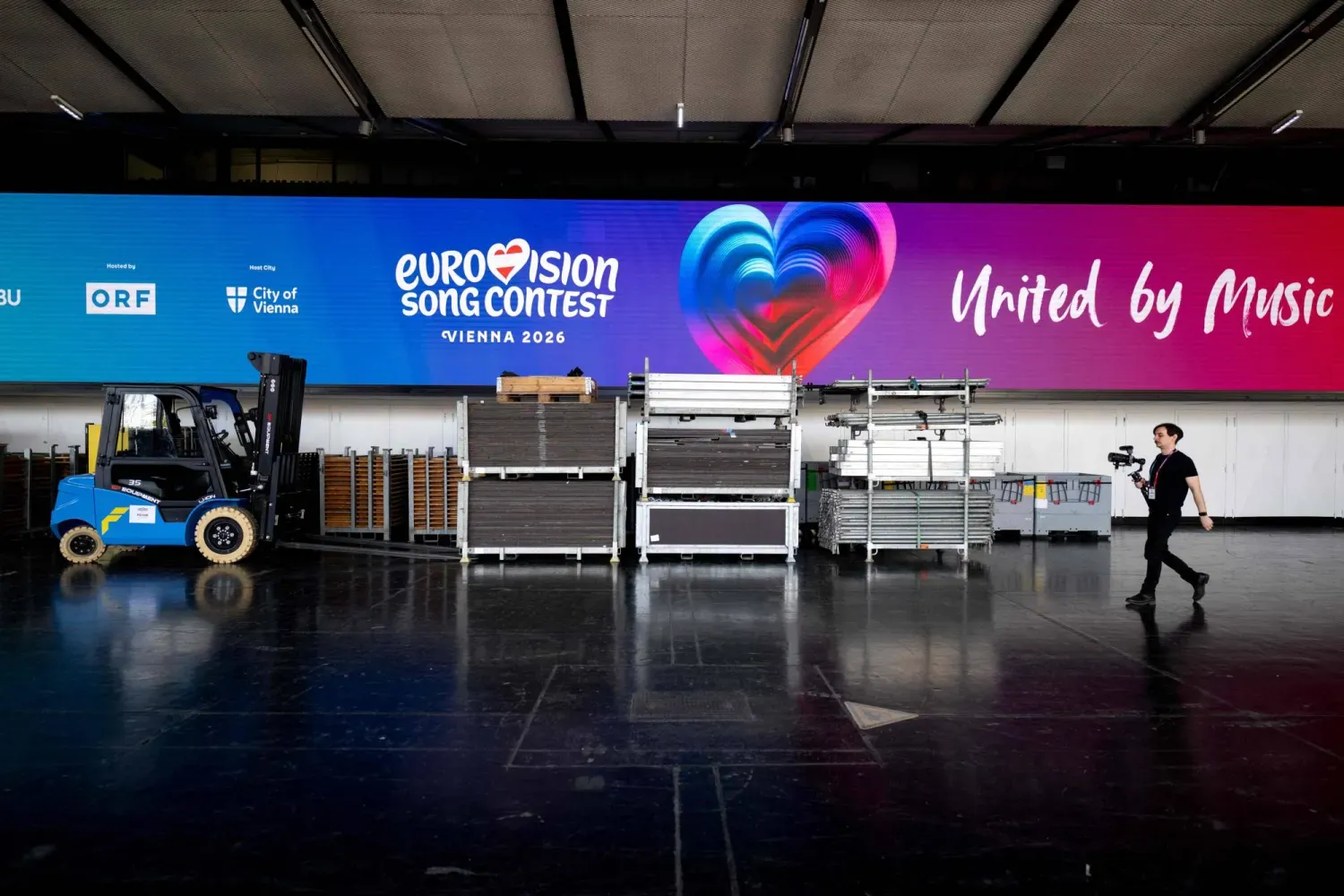 Viyana’da 2026 Eurovision hazırlıkları sürüyor(AFP)