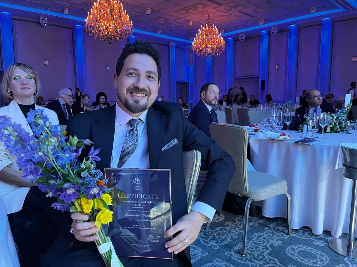 فاز صلاح لبن بالجائزة الأغنى عالمياً في مجال الصحافة لعام 2025 (إندبندنت عربية)