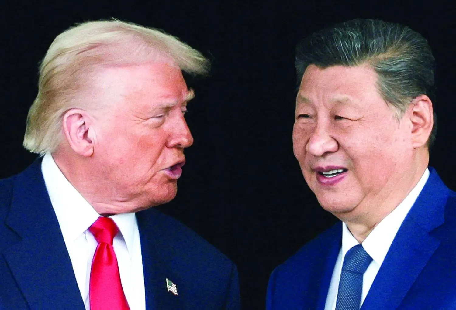 الرئيسان الأميركي دونالد ترمب والصيني شي جينبينغ (رويترز)