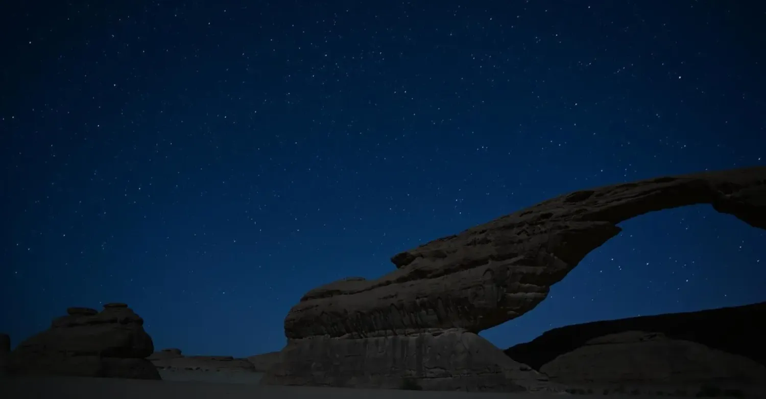 The event utilized AlUla’s exceptionally clear skies and low light pollution - SPA