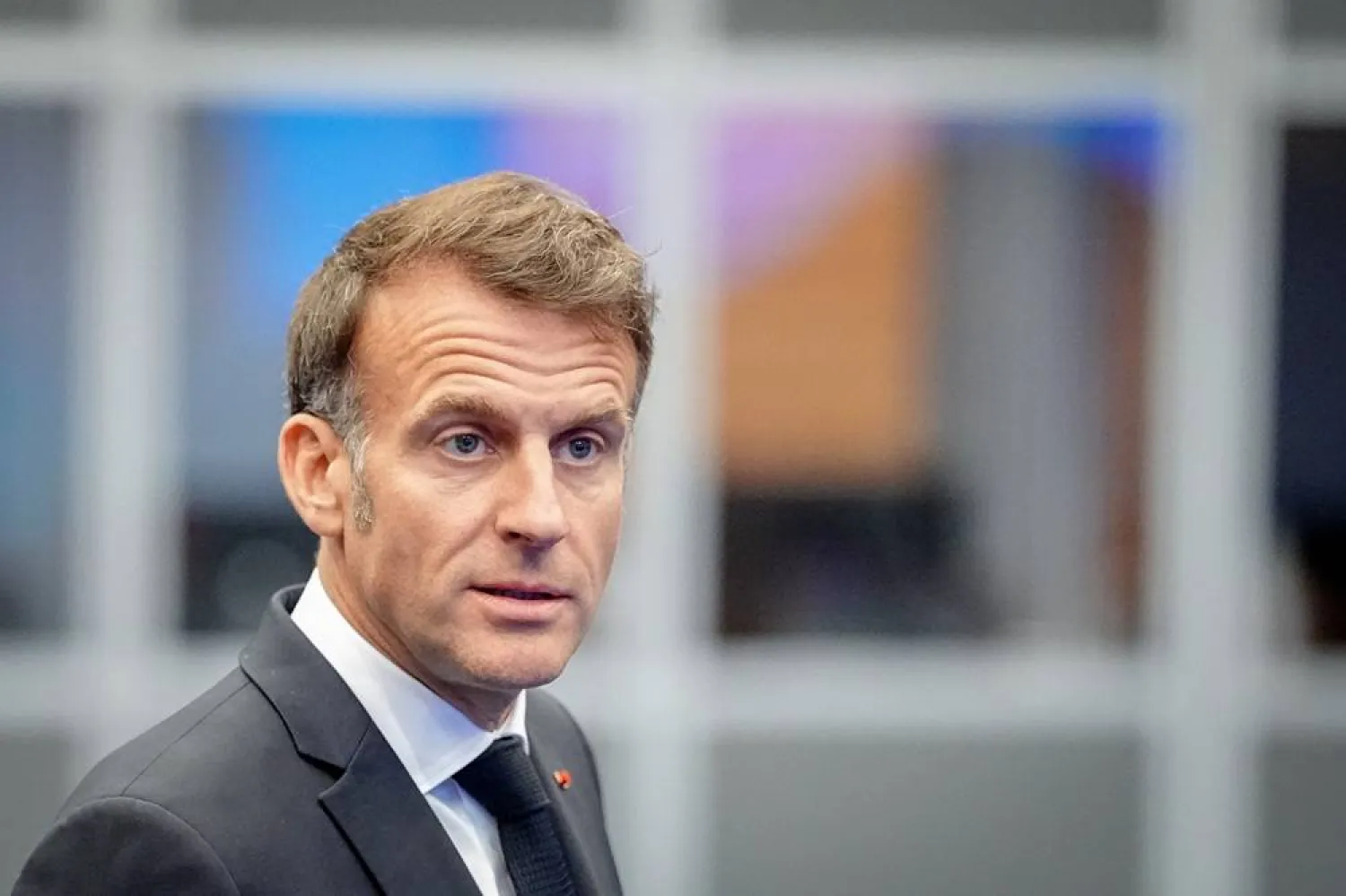  24 April 2026, Cyprus, Nikosia: French President Emmanuel Macron arrives at the informal meeting of the EU heads of state and government. (dpa)