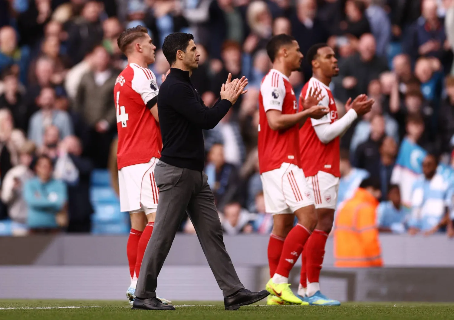 الخسارة أمام سيتي جرّدت آرسنال من ‌أي هامش أمان وجعلت مباراة نيوكاسل لا تقبل سوى الفوز (رويترز)