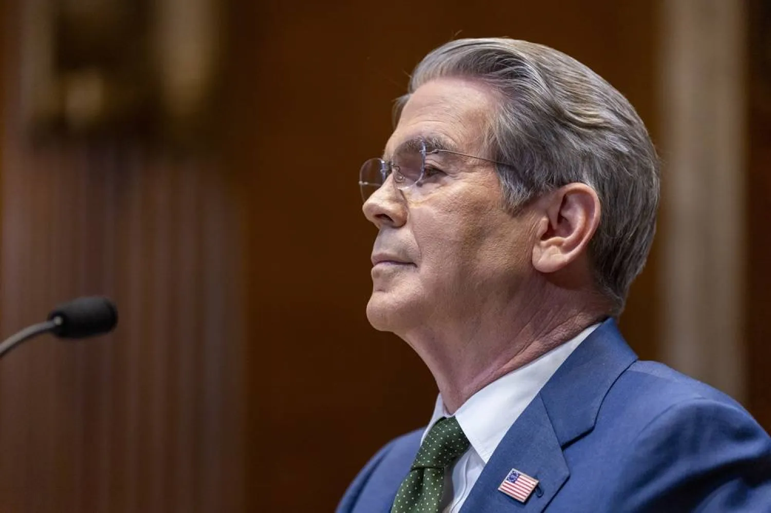 US Secretary of Treasury Scott Bessent testifies during the Senate Appropriations Committee hearing on 'A Review of the President's FY2027 Budget Request for the Department of the Treasury' on Capitol Hill in Washington, DC, USA, 22 April 2026. (EPA)