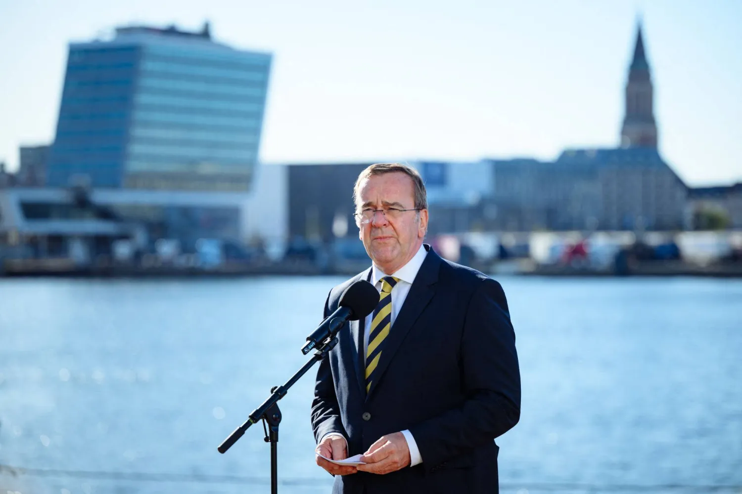 وزير الدفاع الألماني بوريس بيستوريوس (أ.ف.ب)