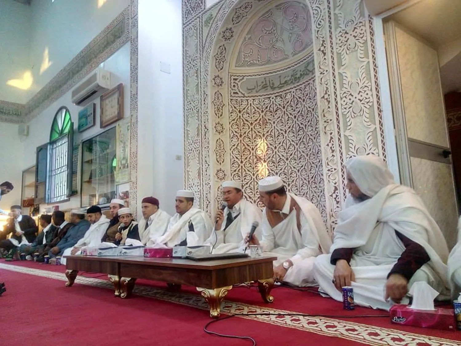 صوفيون في «زاوية إبراهيم المحجوب» بمصراتة الليبية (الصفحة الرسمية للزاوية)