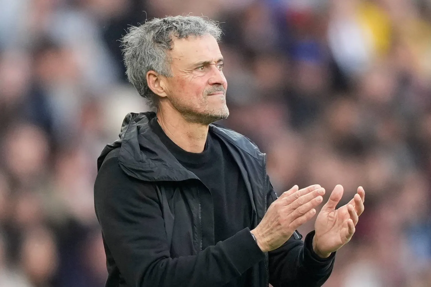 لويس إنريكي، مدرب باريس سان جيرمان (أ.ب)