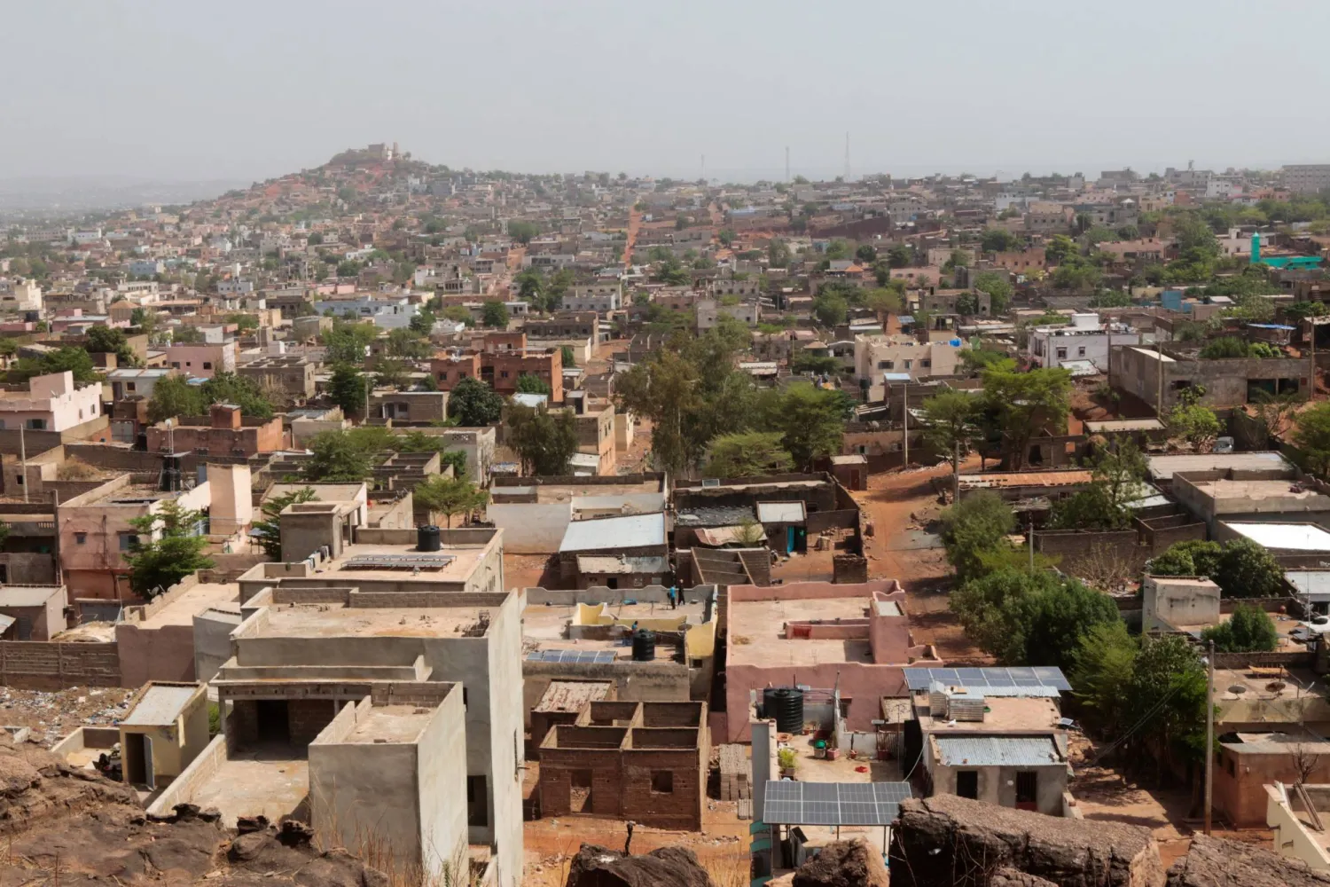 A general view of Bamako after insurgents launched attacks on military bases across the country, in Bamako, Mali April 25, 2026. REUTERS/Aboubacar Traore