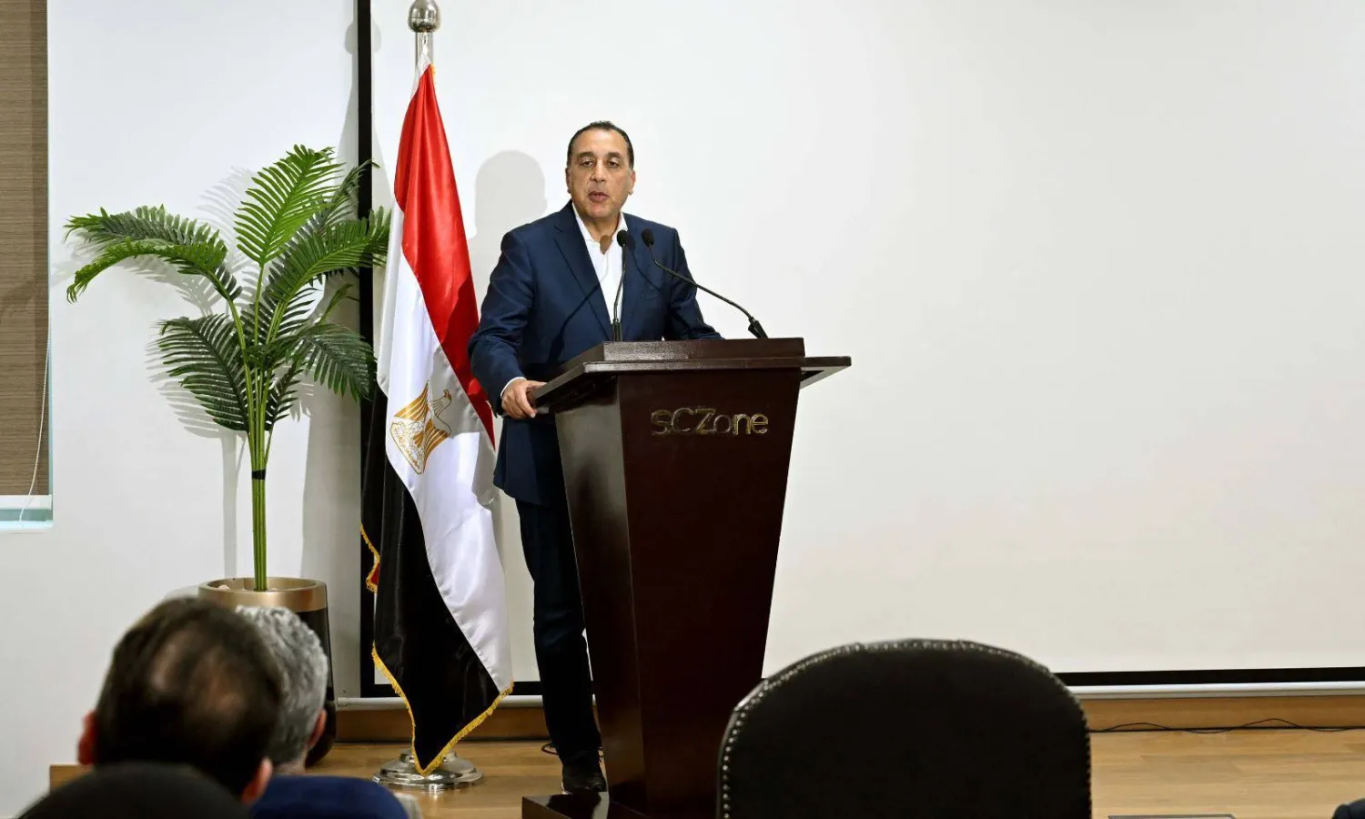 رئيس الوزراء المصري مصطفى مدبولي خلال إحدى الفعاليات الشهر الجاري (مجلس الوزراء المصري) 

