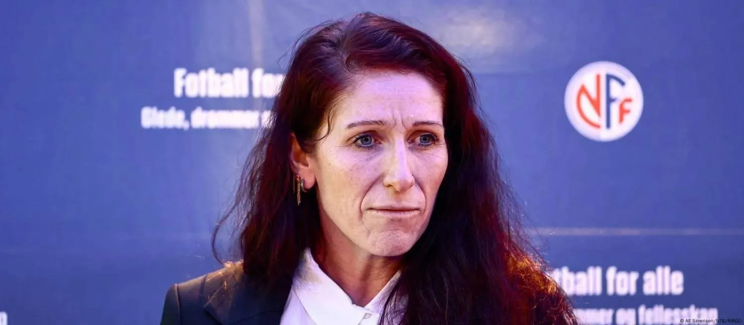 ليز كلافينس رئيسة «الاتحاد النرويجي لكرة القدم» (د.ب.أ)